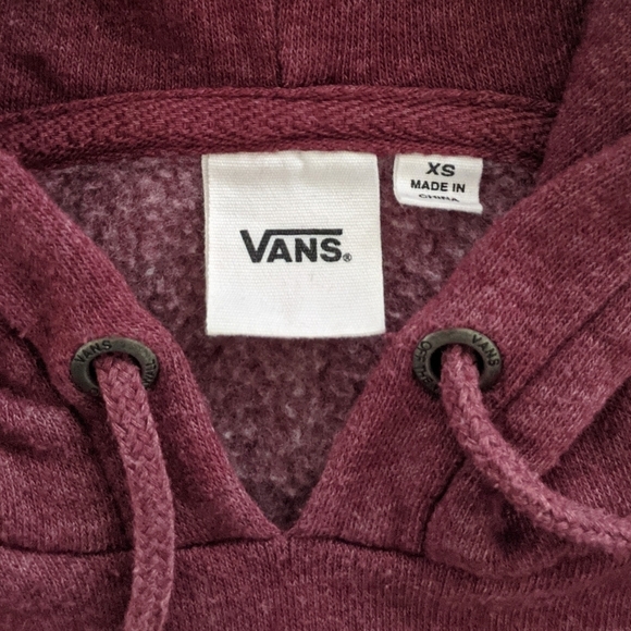VANS Arched Logo Sporty Pullover Hoodie XS - Picture 4 of 7